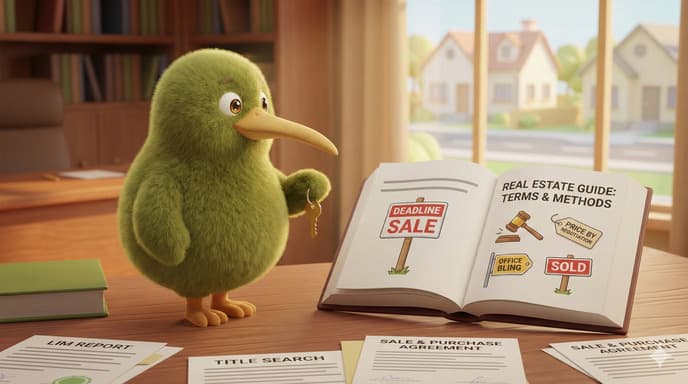 A First Home Buyer's Guide to Real Estate Terms and Sale Methods in New Zealand