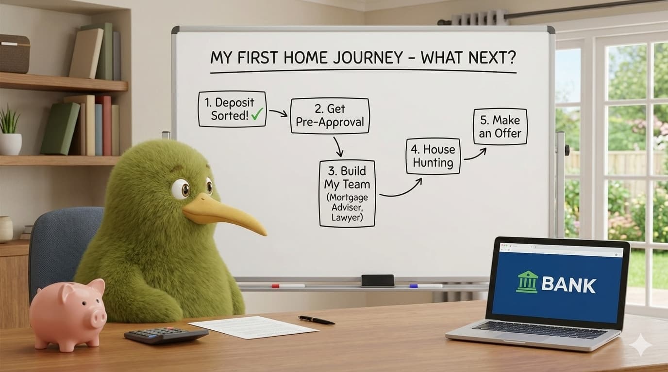 I've Got My First Home Deposit Sorted, What Should I Do Next?