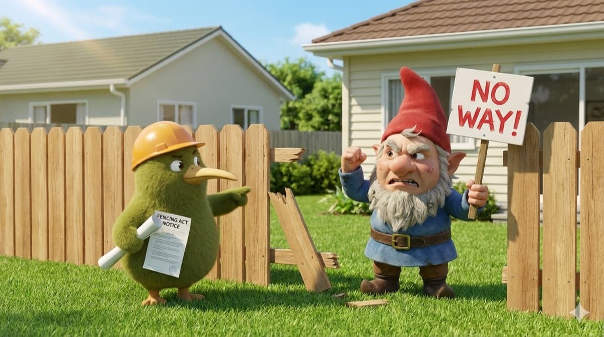 Neighbourly Tensions: Battling it out Over the Fence!